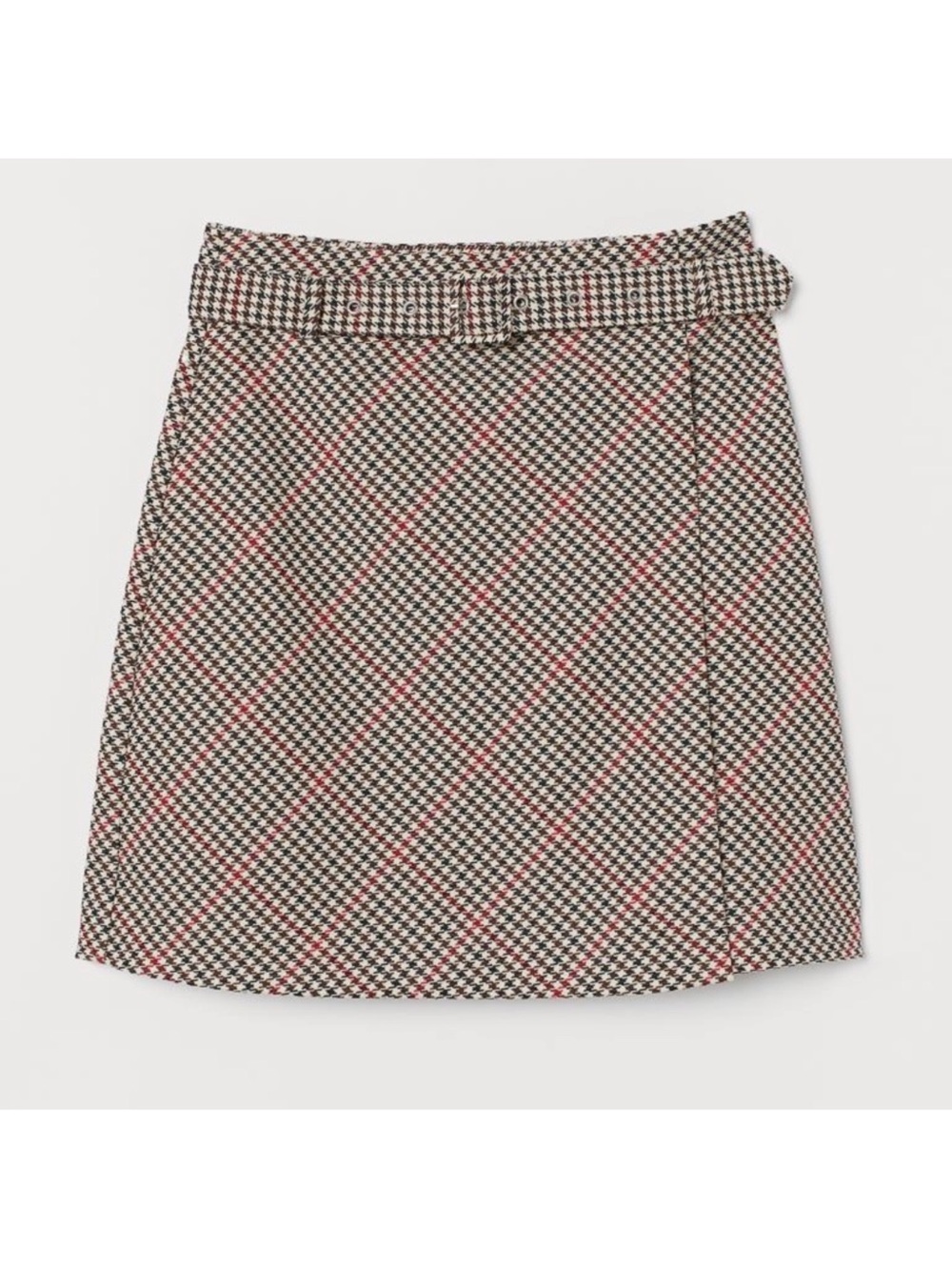 H&M A-line houndstooth skirt NWT size 8